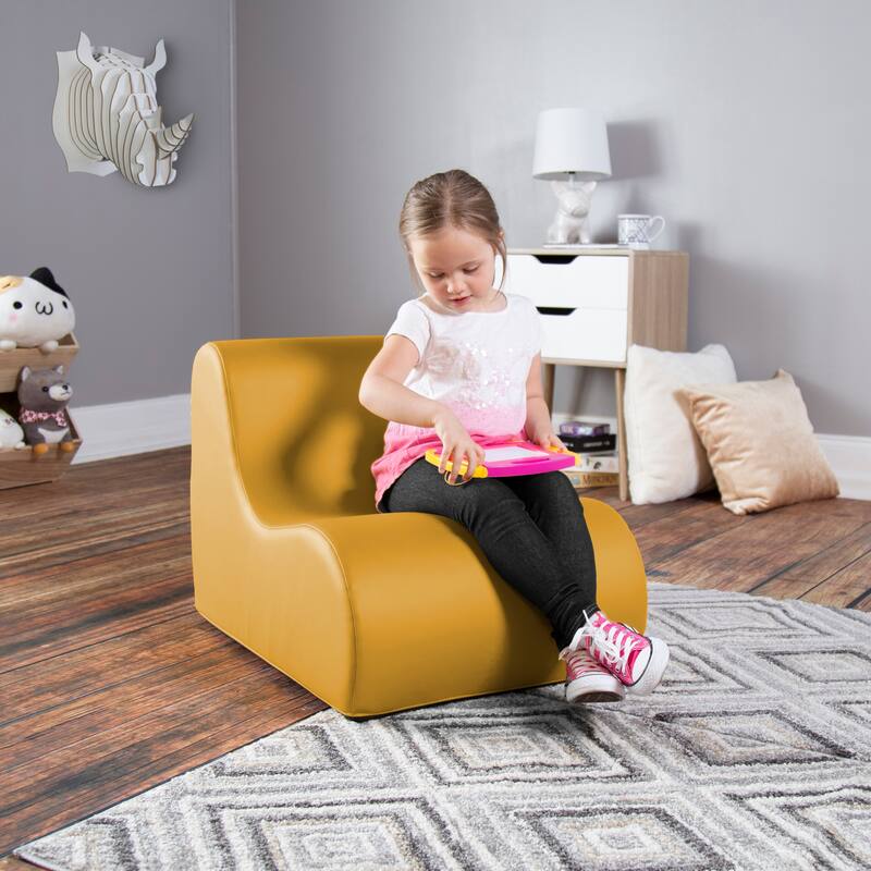 Jaxx Midtown Jr Classroom Soft Foam Chair - Premium Vinyl