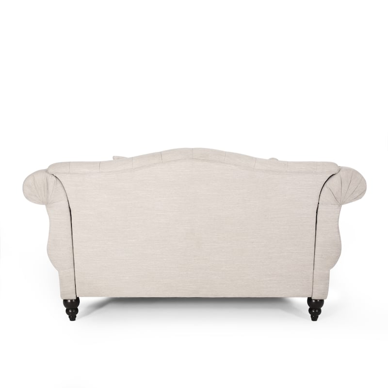 Wellston Tufted Double Chaise Lounge by Christopher Knight Home