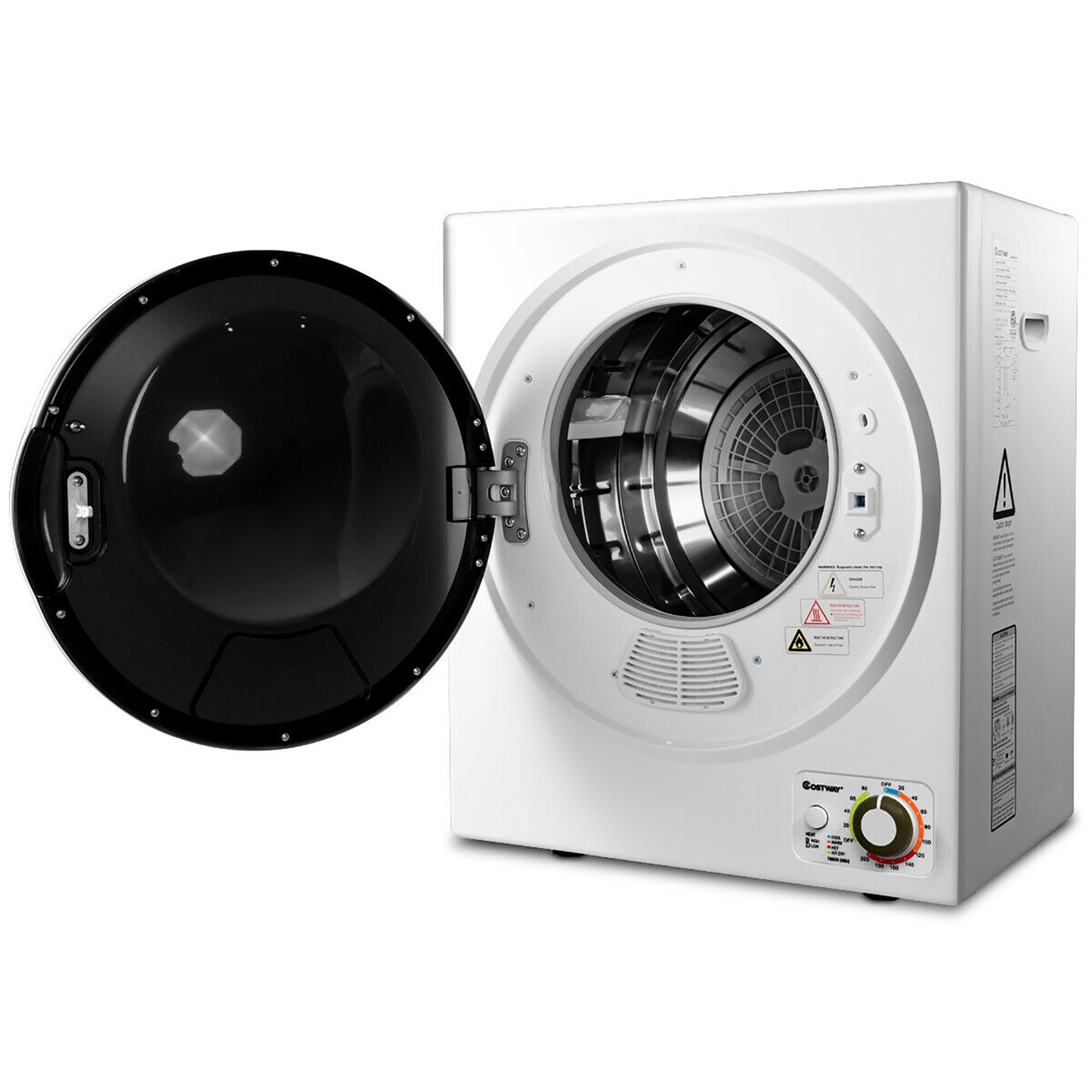 COSTWAY Tumble Dryer Electric Compact Stainless Steel Clothes Laundry –  Ultra Pickleball