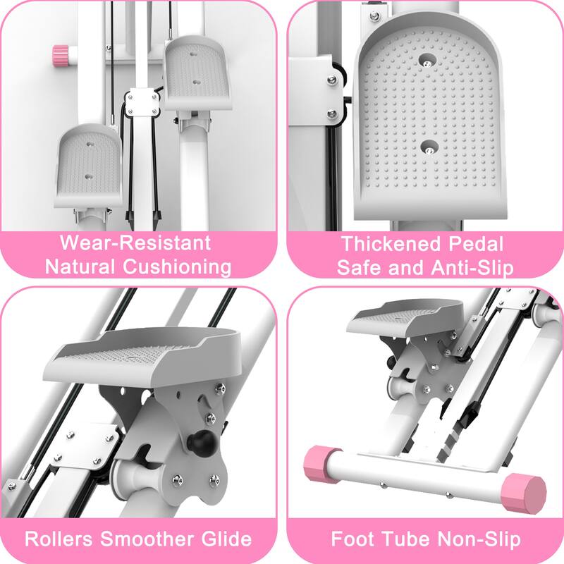 Stair Stepper with Resistance Home-Upgrade Vertical Climber Workout Machine for Full-Body Exercise Climber Fitness Equipment