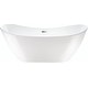 preview thumbnail 14 of 53, Vanity Art 71" X 32" White Acrylic Freestanding Air Bubble Soaking Bathtub with UPC Certified Overflow and Pop-up Drain