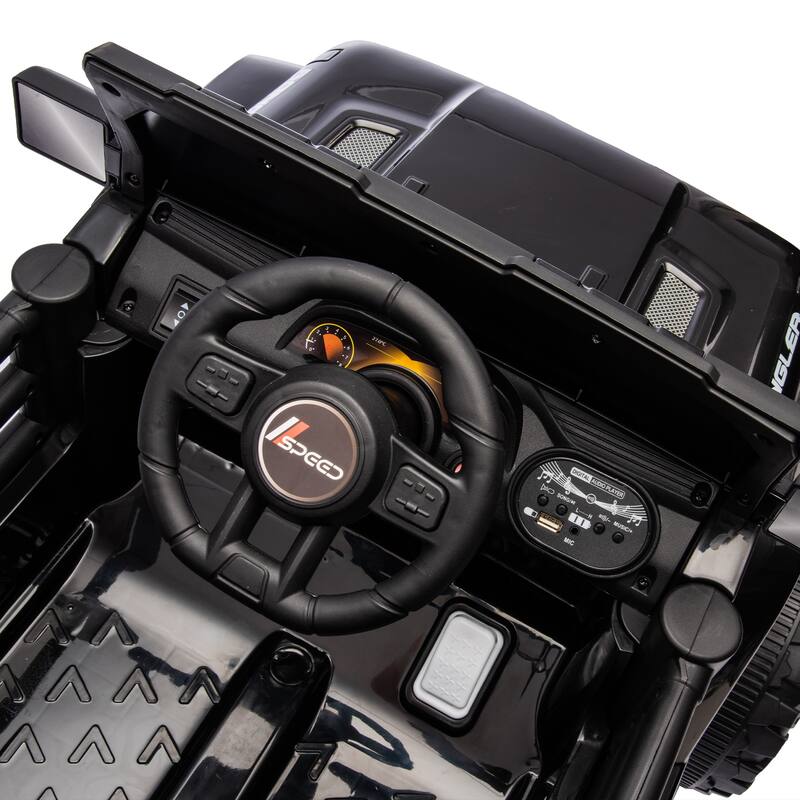 Kids Electric Ride-On Car with Remote, 12V, Bluetooth, Four-Wheel Suspension, Ages 3+
