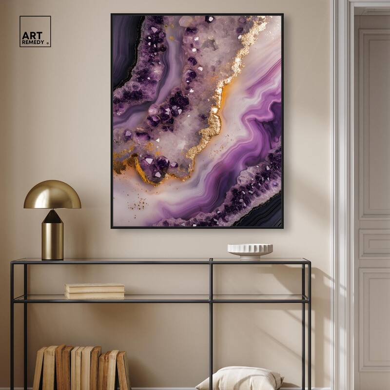Amethystine Dream I Canvas by Art Remedy