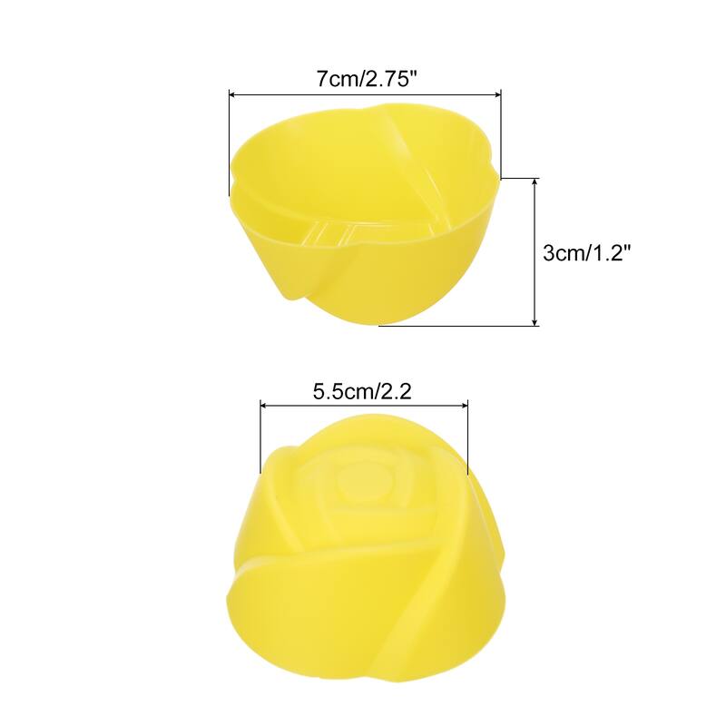 Reusable Muffins Cups Silicone Cupcake Liners Baking Cup - Yellow