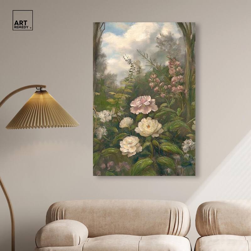 Woodland Bloom Canvas by Art Remedy, Gallery Wrapped