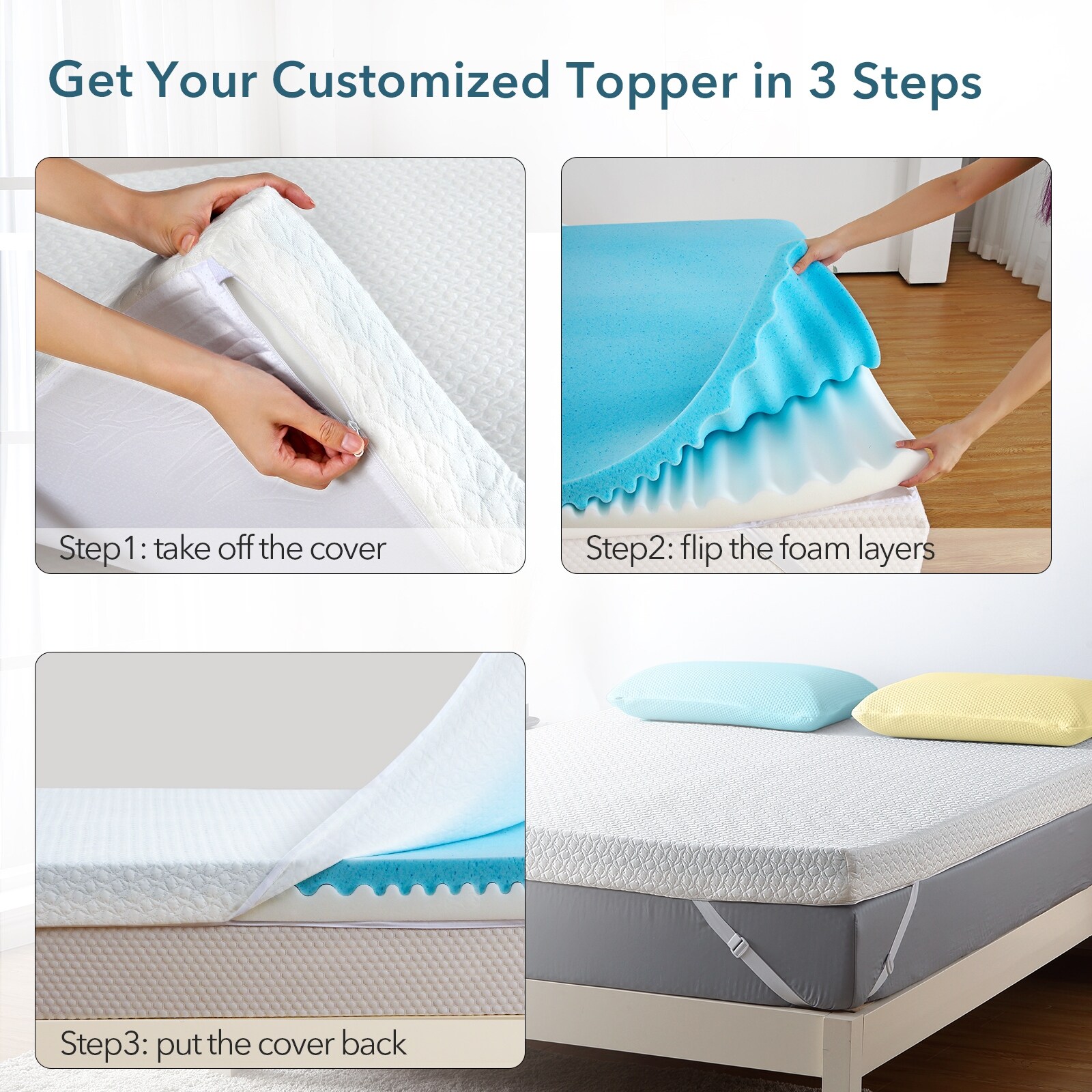 My pillow topper at bed bath cheap and beyond