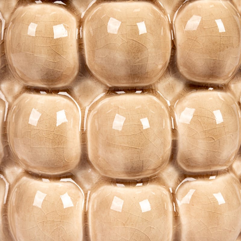 Stoneware Planter with Raised Dots - 5.9"L x 5.9"W x 4.9"H