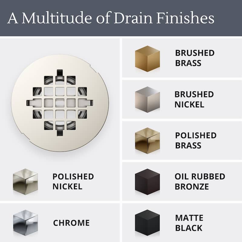 DreamLine DN09X02R SlimLine 2" Round Shower Drain