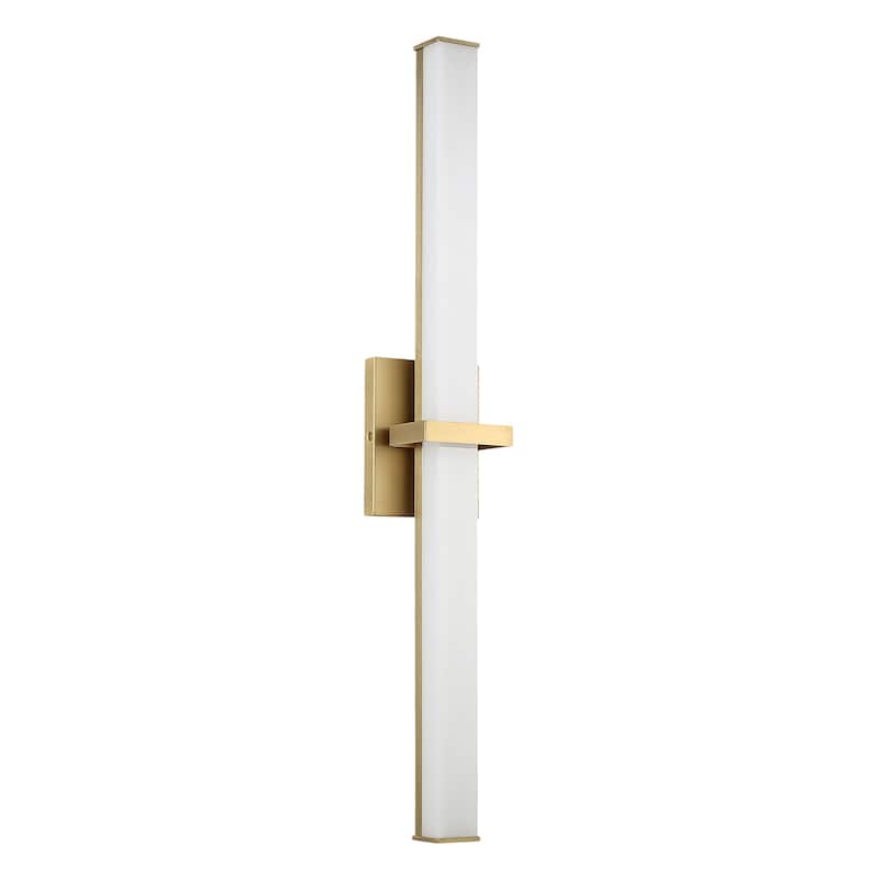 Golden Lighting Elon Integrated LED 30in Vanity in Brushed Champagne Brass - Gold