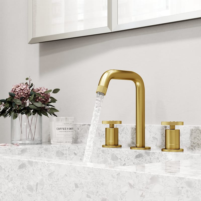 VIGO Cass 8" H 2-Handle Widespread Bathroom Faucet