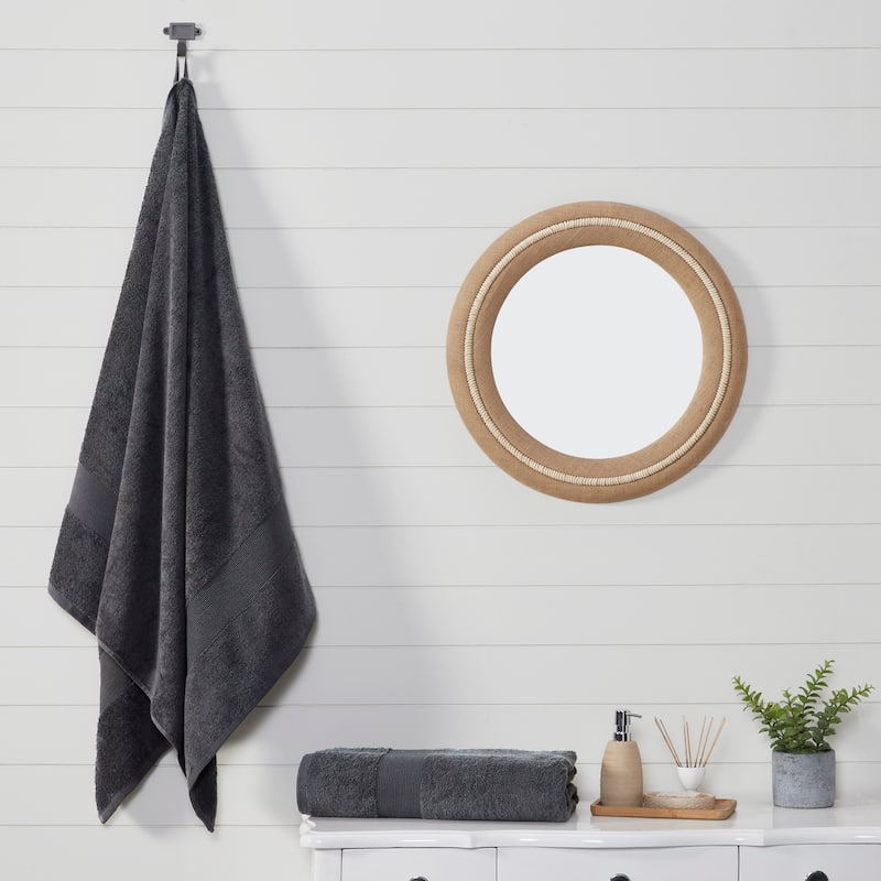 Fabstyles Camelot Bath Sheet 600 GSM Zero-Twist Cotton Set of 2 - 36"x67"