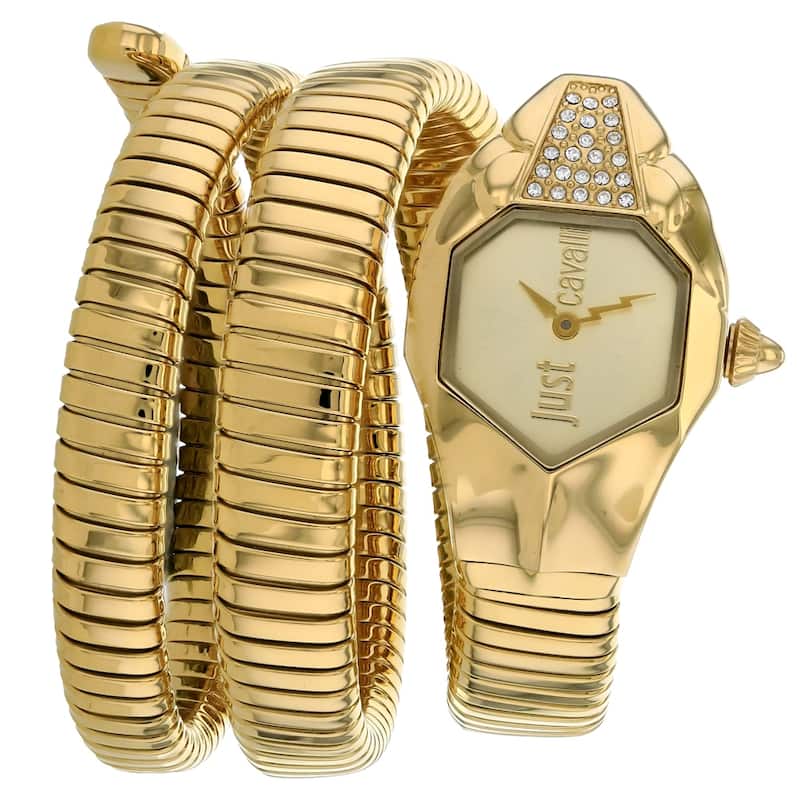 Just Cavalli Women's Glam Snake Silver Dial Watch - JC1L022M0025 - 6 (36)