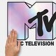 preview thumbnail 5 of 5, Mtv Holographic Peel And Stick Giant Wall Decals by RoomMates
