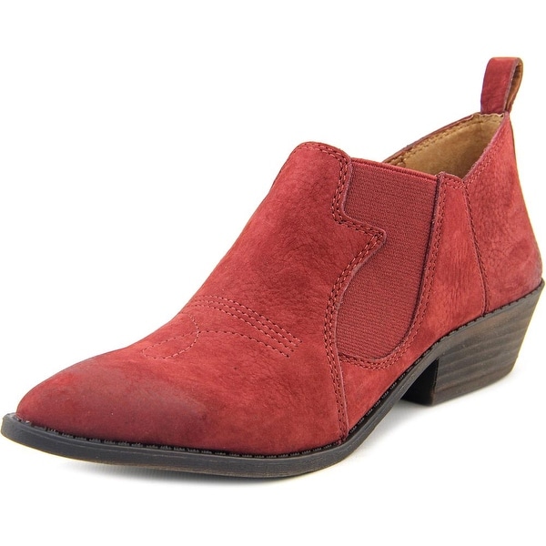 lucky brand burgundy booties