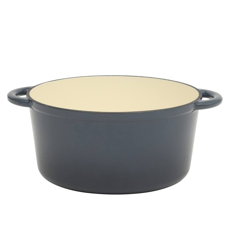 Gibson Home Enameled Cast Iron Dutch Oven Pot with Lid