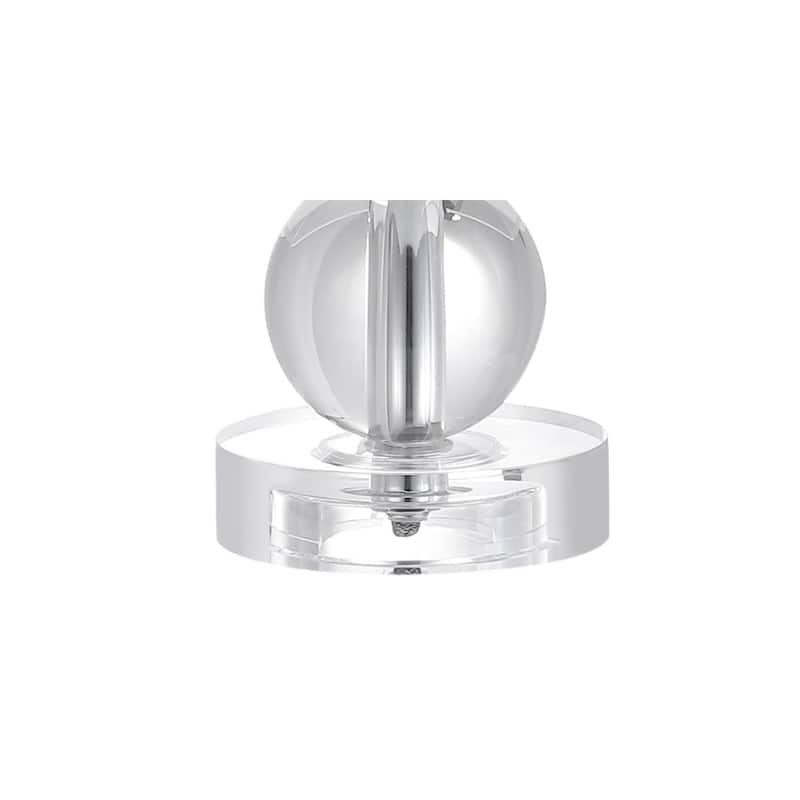 Flora 17.5" Crystal LED Table Lamp, Clear by JONATHAN Y
