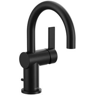 Moen Cia 1.2 GPM Single Hole Bathroom Faucet with Pop-Up Drain ...
