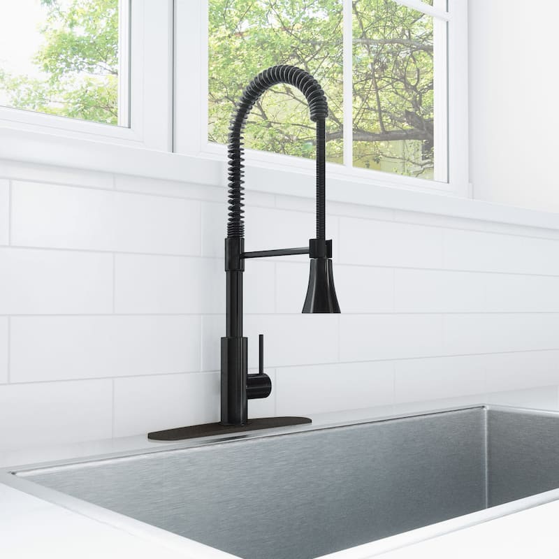 Design House Spencer 1.8 GPM Single Hole Pre-Rinse Kitchen Faucet -