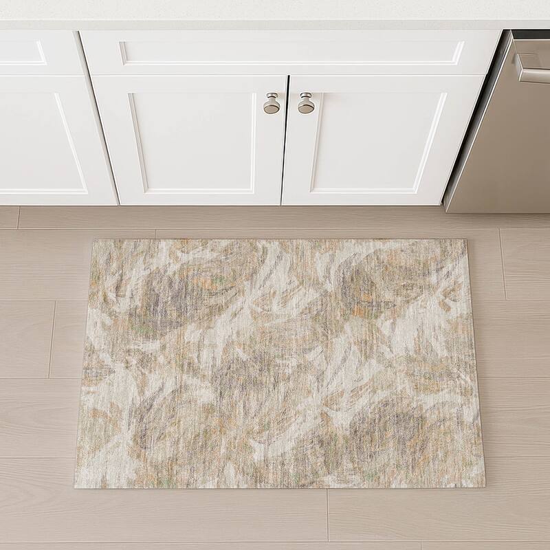 Machine Washable Indoor/ Outdoor Casual Amy Chantille Rug