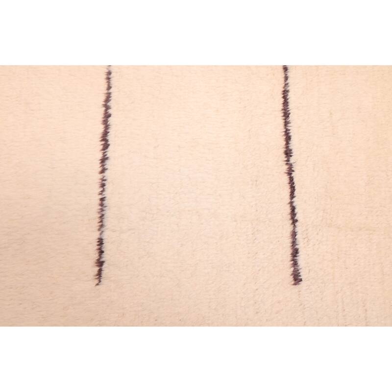 ECARPETGALLERY Hand-knotted Pak Finest Marrakesh Cream Wool Rug - 4'3 x 5'8