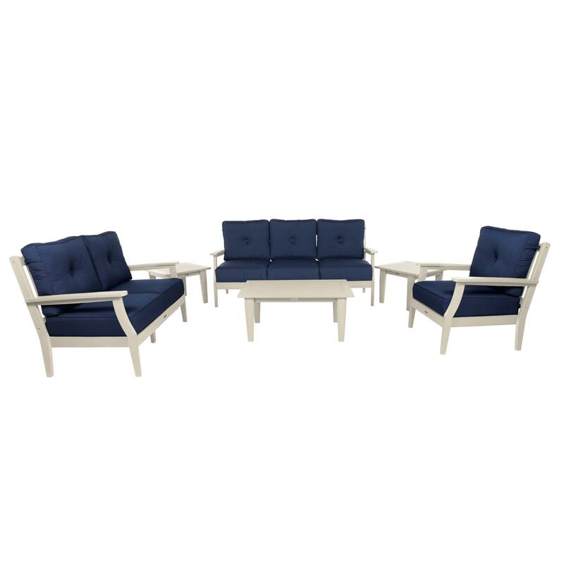 HIGHWOOD Lehigh 6-Piece Grand Deep Seating Set - Spectrum Indigo