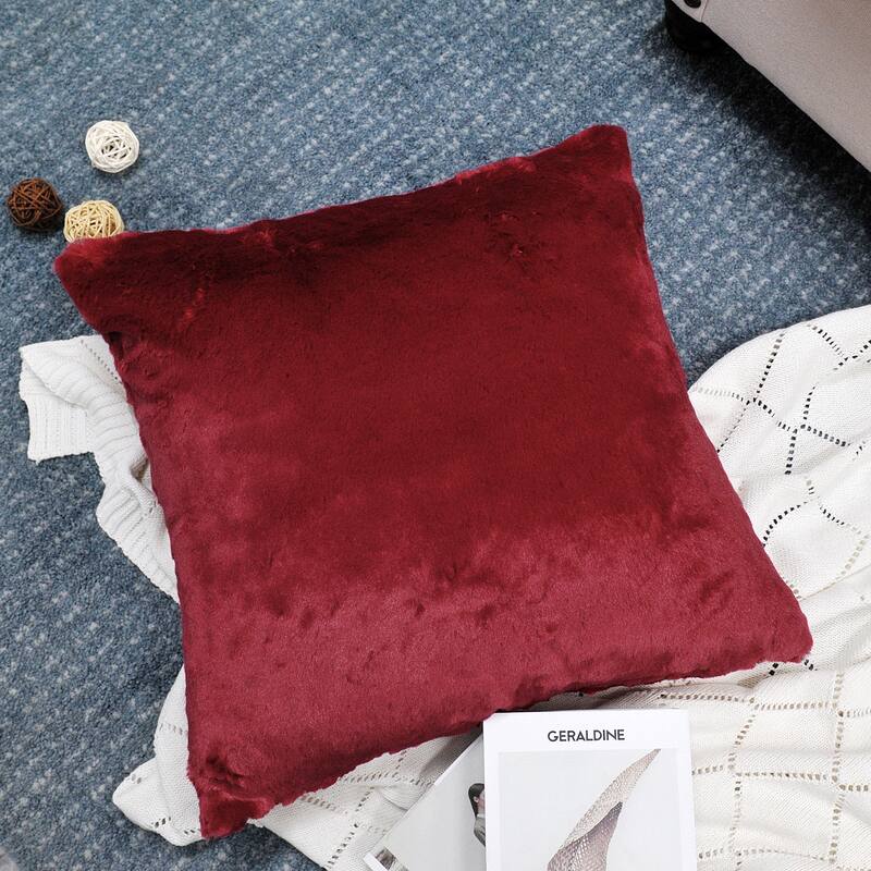 Fauxfur Pillow Shell Set 20'X20"