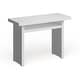 preview thumbnail 1 of 12, SEI Furniture Kleberg White Convertible Console to Dining Table