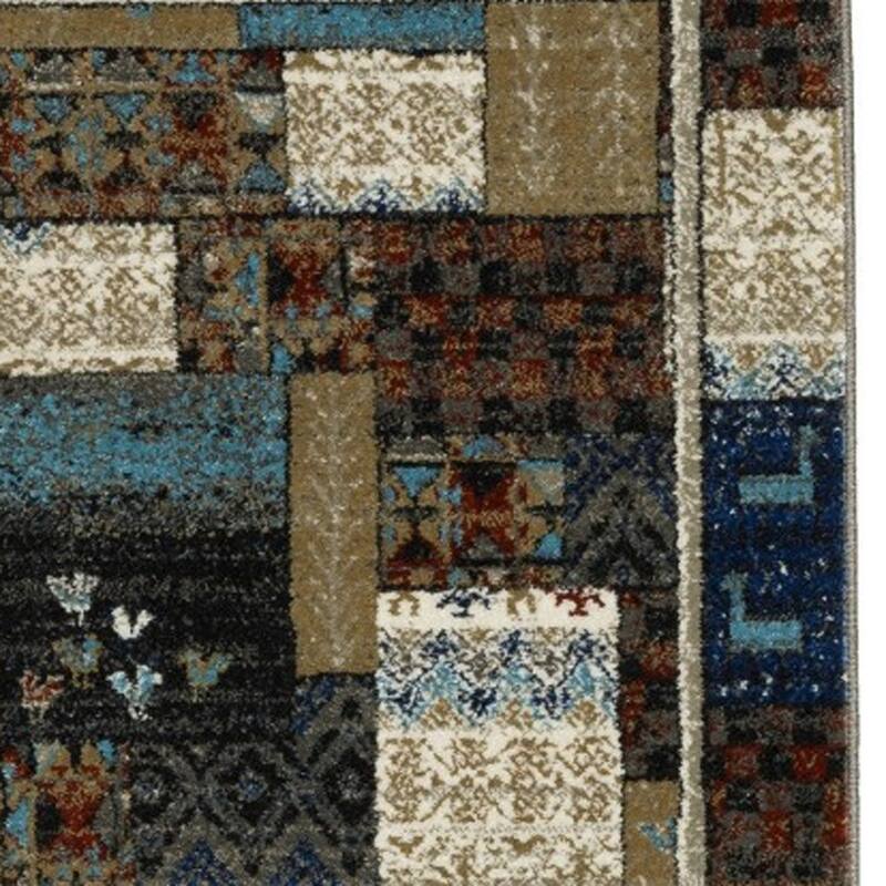 HomeRootsPatchwork Bohemian Runner Area Rug