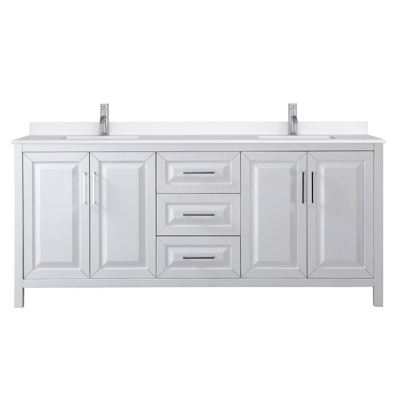 Wyndham Collection WCV252580D-QTZ-UNSMXX Daria 80" Free Standing
