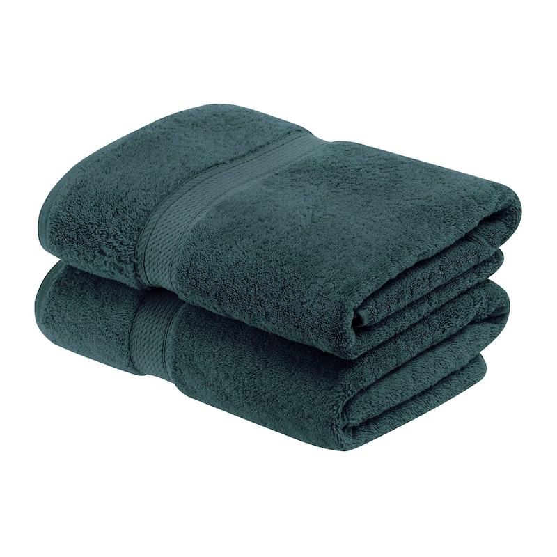 Superior Egyptian Cotton Pile Heavyweight Bath Towel Set of 2