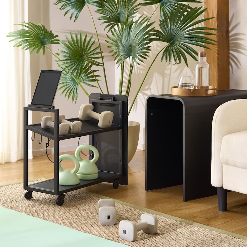 SEI Furniture Sidekick Sport Equipment Rolling Rack
