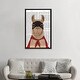 preview thumbnail 9 of 13, iCanvas "Super Llama" by Fab Funky Framed