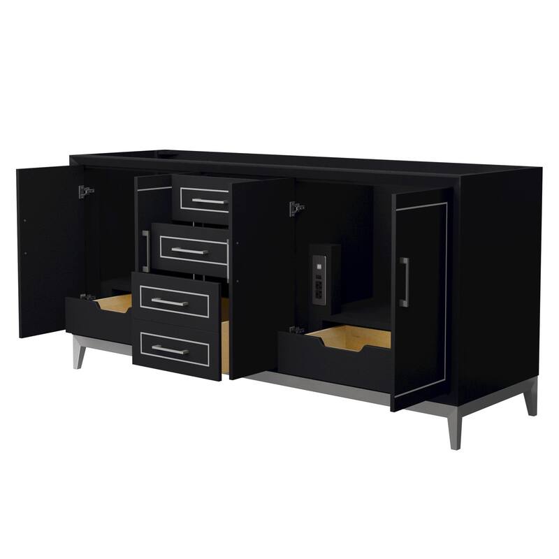 Wyndham Collection WCH515172D-CXSXX-MXX Marlena 72" Double Free