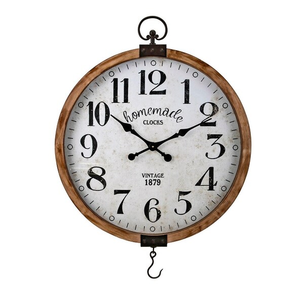 Shop 40" Brown and White Distressed Finish Vintage ... Get 5% in rewards with club o!