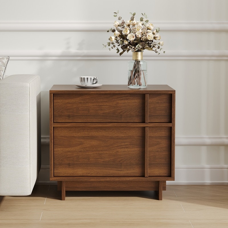 21.7" Modern Storage Side Table, Multi-Functional End Table & Bedroom Nightstand