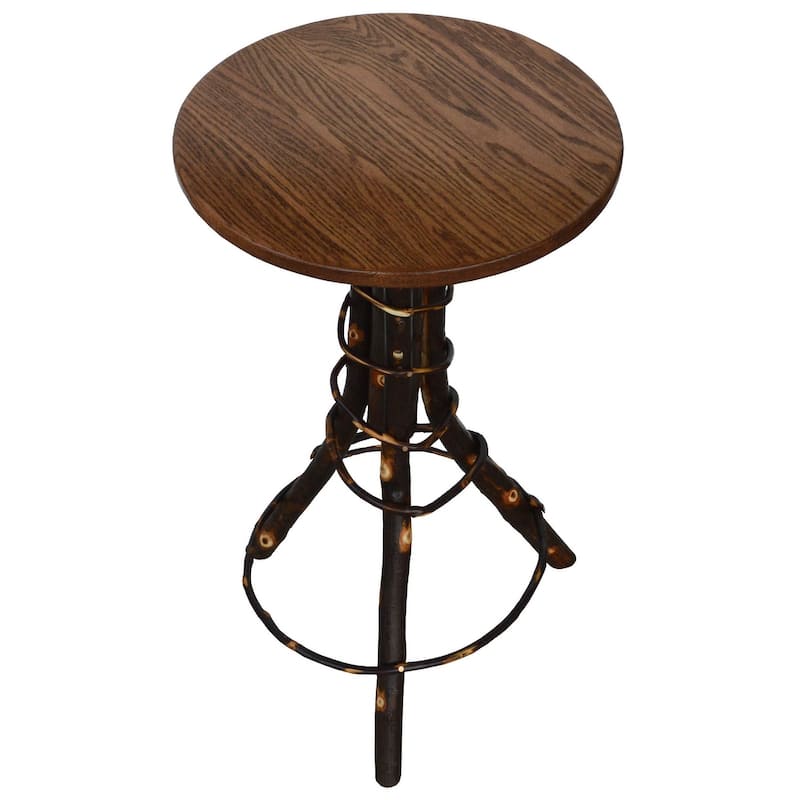 Hickory Accent Table - Walnut Stain