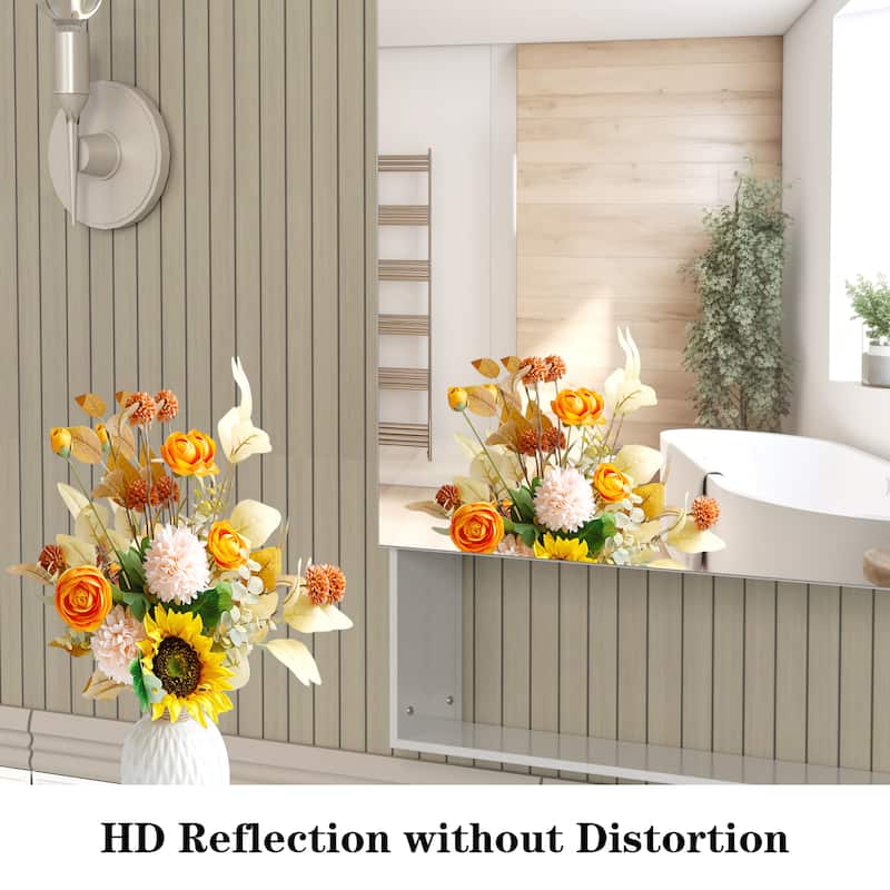 24" x 30" Medicine Cabinet with Mirror for Bathroom, Wall Mounted Bathroom Mirror with Storage, Adjustable Shelves - 24