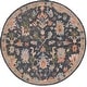 preview thumbnail 6 of 13, SAFAVIEH Handmade Blossom Cemre French Country Floral Wool Rug 6' Round - Dark Grey/Sage