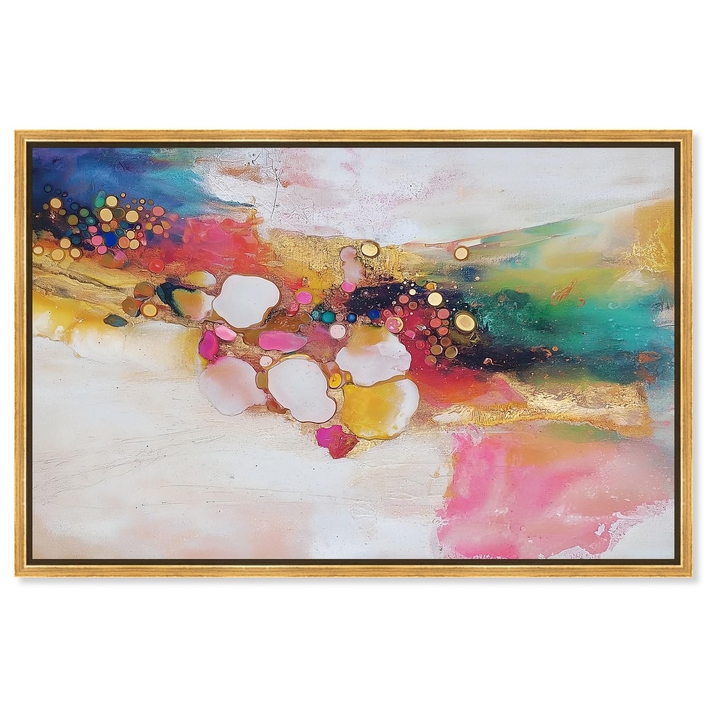 Vibrant Dabs II Canvas by Art Remedy