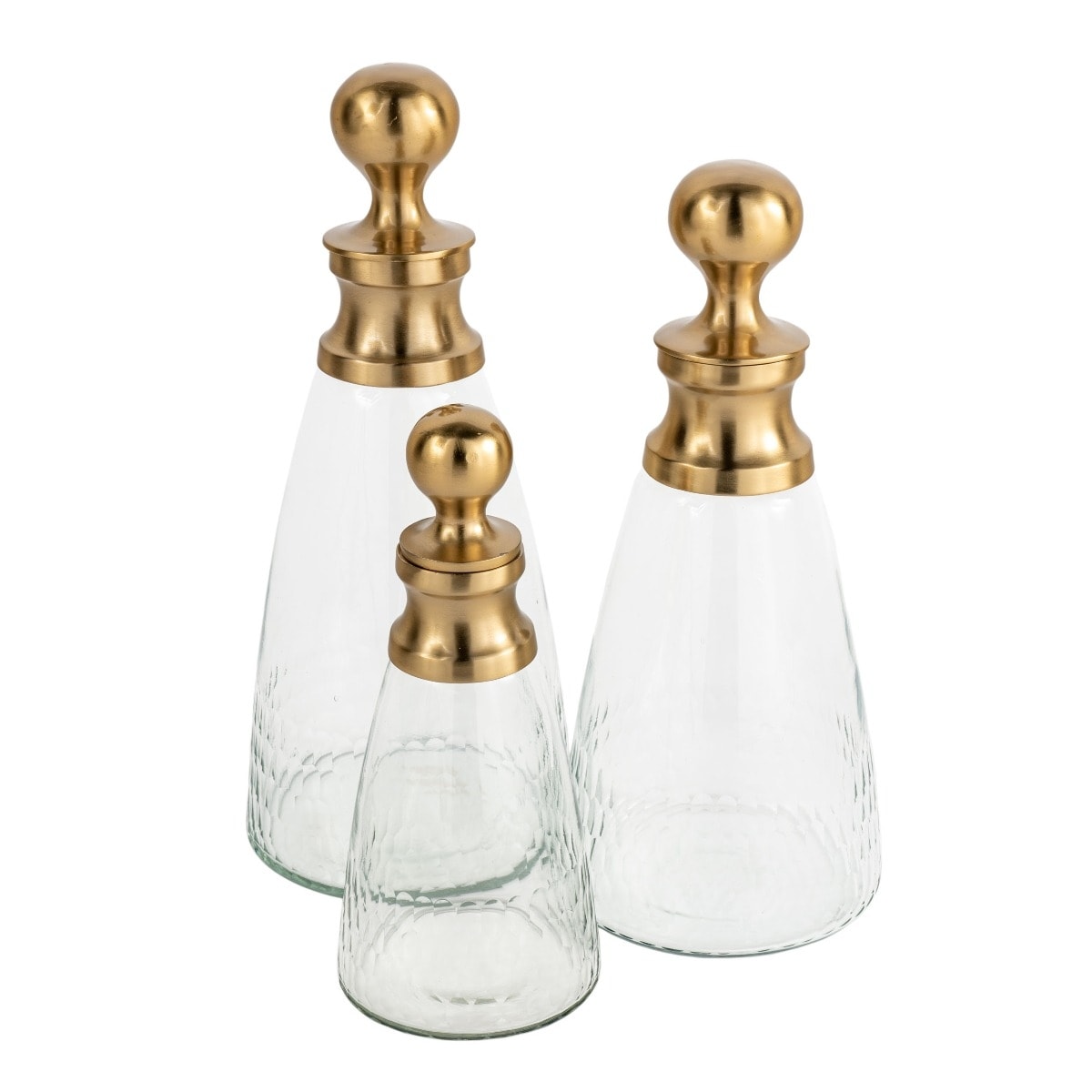 Vivienne Decorative Glass Bottles, Set of Multiple Overstock  35152737