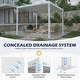 preview thumbnail 8 of 194, EROMMY Outdoor Louvered Pergola with Adjustable Aluminum Roof – Rainproof Gazebo for Patio & Garden