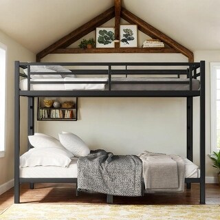 Safety Design Bunk Bed, Space-Saving/Noise Reduced, Queen/King/California King Size
