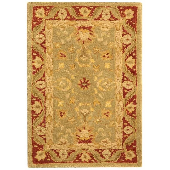SAFAVIEH Handmade Anatolia Bibi Traditional Oriental Hand-spun Wool Rug