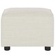 preview thumbnail 4 of 15, Evolur Holland Upholstered Ottoman in Thunder, Foot Rest Stool for Nursing Moms