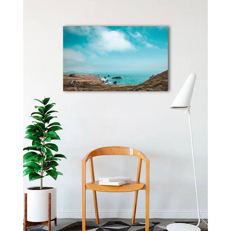 When Sea Becomes Sky Art Poster - Print On Demand - 24 x 36 Inch