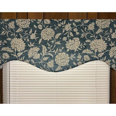Brisia denim shaped valance
