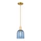 Option Blue / Satin Gold