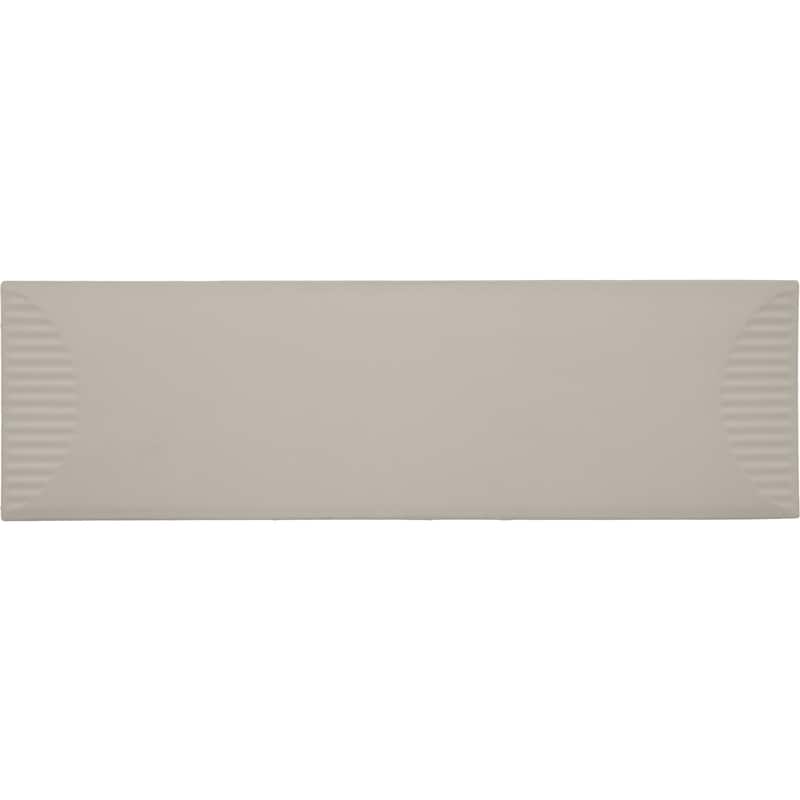 Daltile Stencil 4" x 12" Glazed Porcelain Half Moon Wall Tile (20 PC Per Carton) (5.81 SQFT Per Carton) - Beige