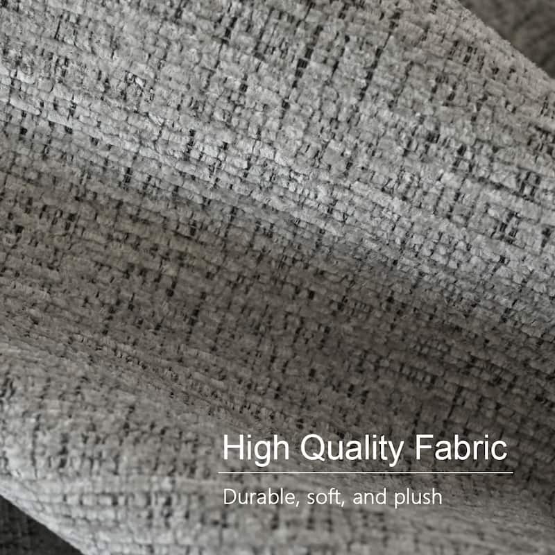 25" Seat Height Upholstered Chenille Gold Matel Counter Stool