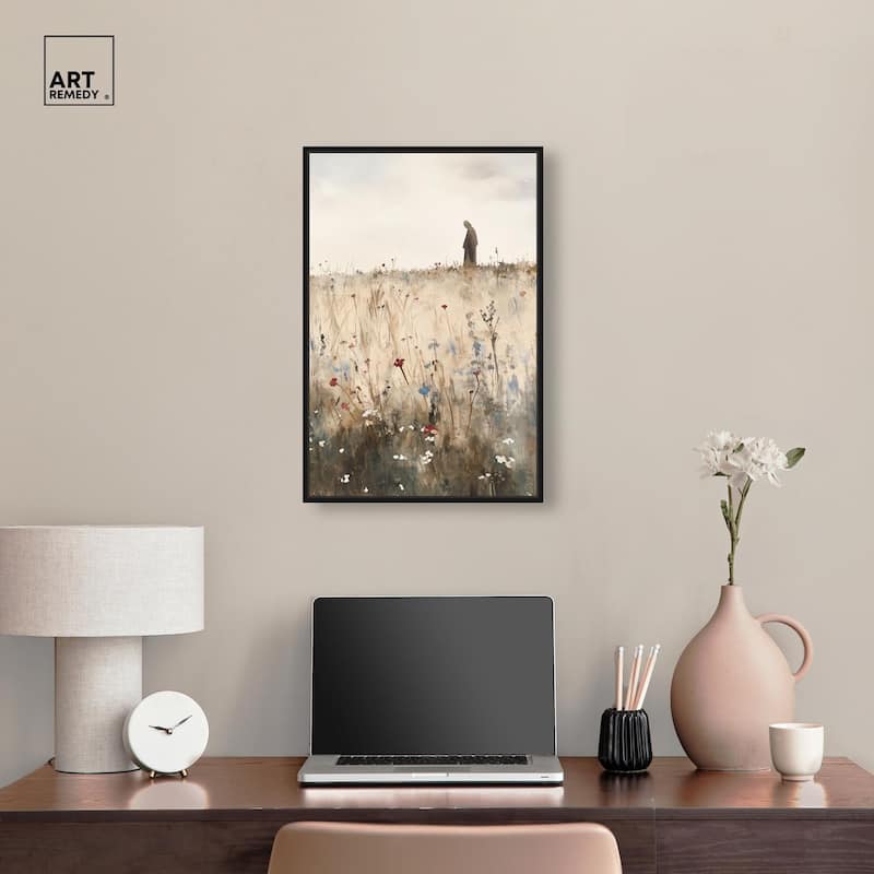 Ambling Monk Canvas by Art Remedy